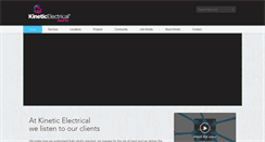 Desktop Screenshot of kinetic-electric.co.nz